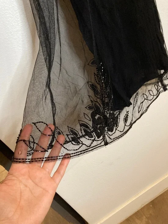 French connection mesh beaded sleeveless dress - Picture 12 of 12